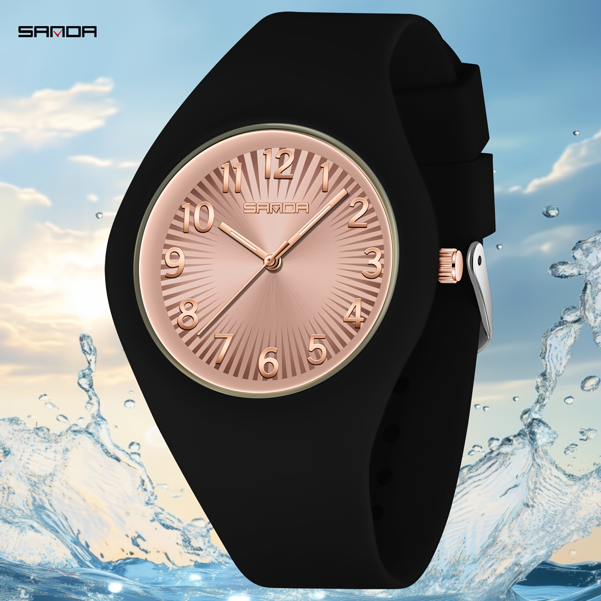 Unisex Classic Round Watch, Timeless Design